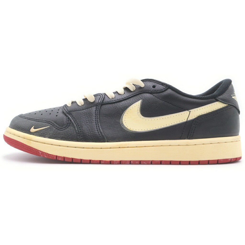 NIKE(ナイキ) 大きさ:29.0糎 ×Nigel Sylvester AIR JORDAN 1 RETRO LOW OG IB8958-001 ナイジェルシルベスター エアジョーダン1 ローカットスニーカー 黒いこと US11/29.0糎【中古】【座標軸A】【色合い黒いこと】【オンライン制限事項商いもの】