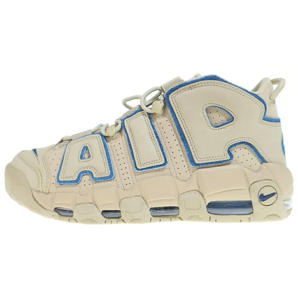 NIKE(ナイキ) 大きさ:27.0糎 AIR MORE UPTEMPO 96 LIMESTONE AND VALERIAN BLUE DV6993-200 エアモアアップテンポ ハイカットスニーカー ベージュ US9/27糎【新古品/中古】【座標軸S】【色合いベージュ】【オンライン制限事項商いもの】