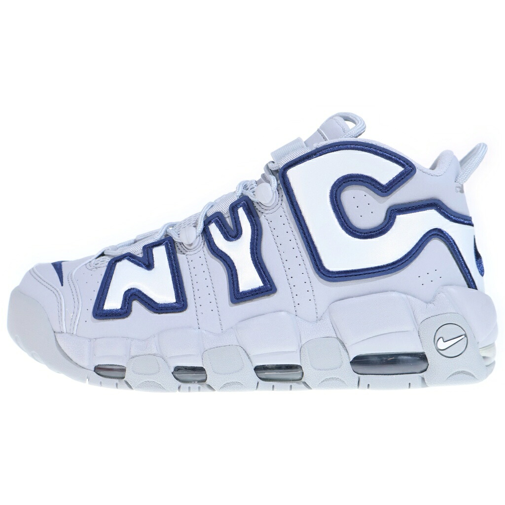 NIKE(ナイキ) 大きさ:27.5糎 AIR MORE UPTEMPO 96 NEW YORK AJ3137-001 エアモアアップテンポ ニューヨーク州 ハイカットスニーカー 薄墨色 US9.5/27.5糎【新古品/中古】【座標軸S】【色合い薄墨色】【オンライン制限事項商いもの】
