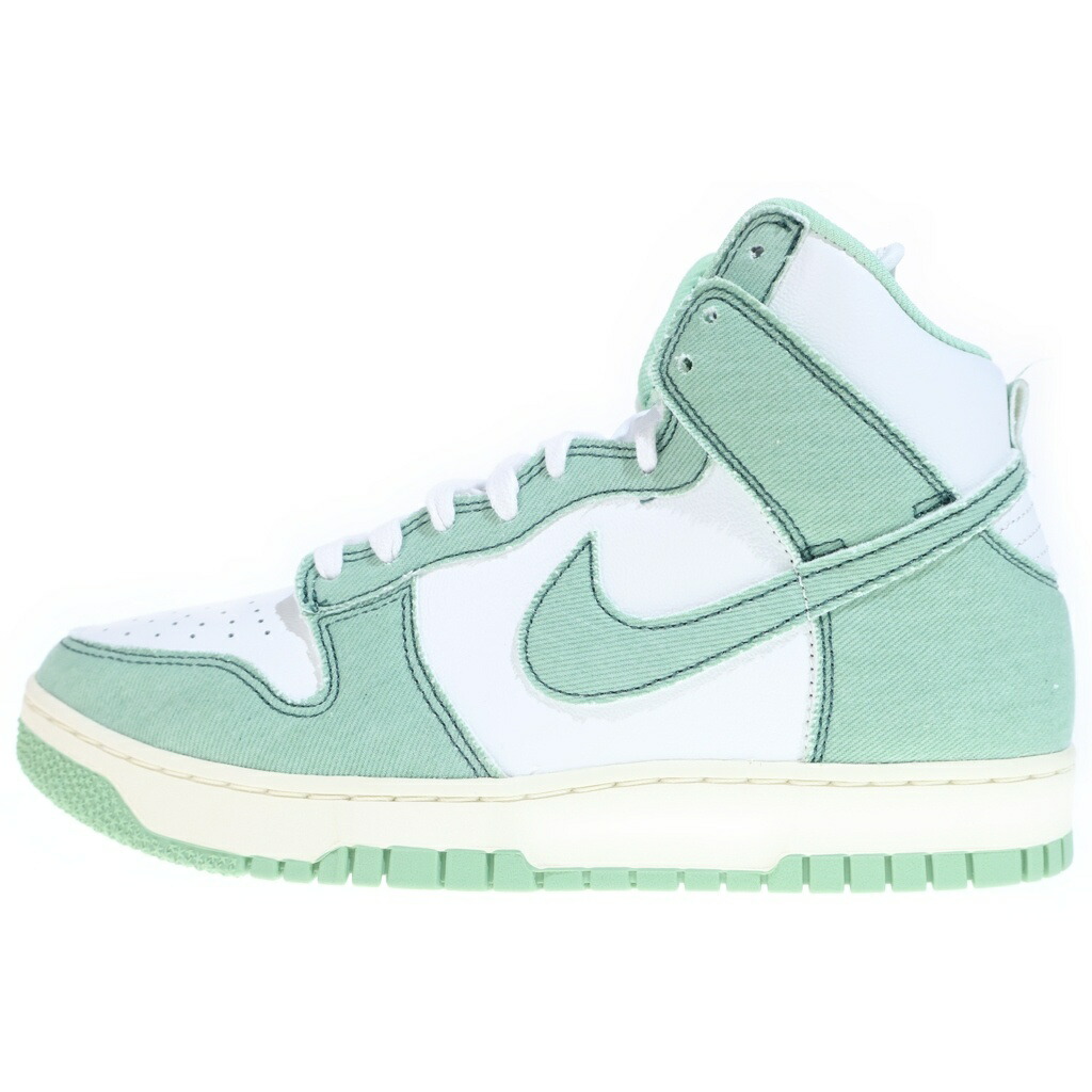 NIKE(ナイキ) 大きさ:27.5糎 WMNS DUNK HIGH 1985 ENAMEL GREEN DV1143-300 ウィメンズ ダンク ハイカットスニーカー 緑であること/白いこと US10.5/27.5糎【新古品/中古】【座標軸S】【色合い緑であること】【オンライン制限事項商いもの】