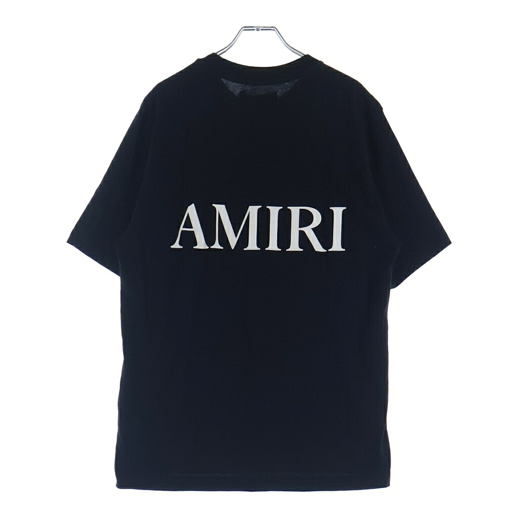 AMIRI(アミリ) 大きさ:M MA CORE LOGO TEE ロゴタイプ刷り上げる 労働者の一団のど首半袖プルオーバー カットソー 黒いこと SRAMJYTE1074SMRBC09【中古】【座標軸B】【色合い黒いこと】【取りまわしバス発着場原宿】