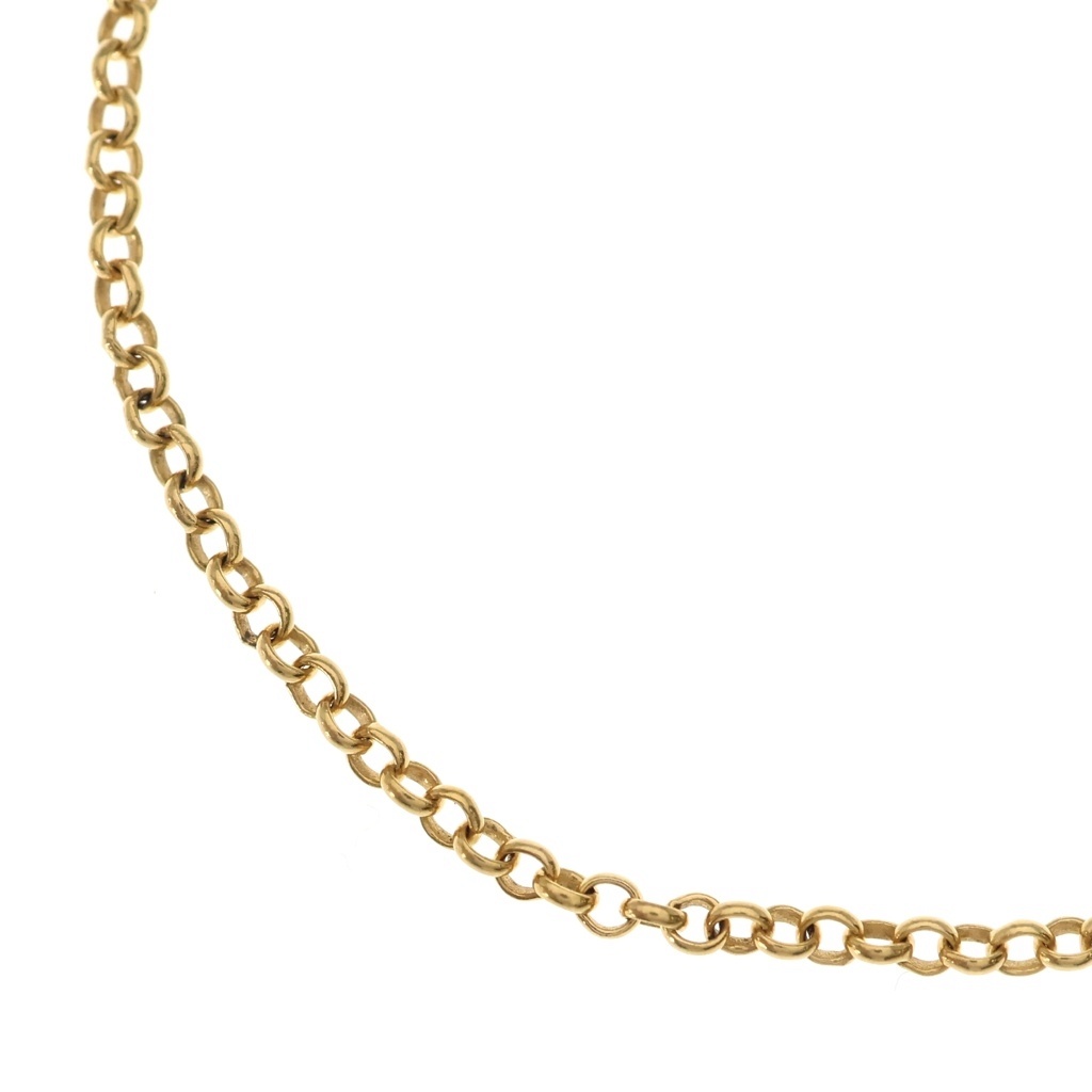 CHROME HEARTS(クロムハーツ) サイズ:20INCH 22K NECKCHAIN R20 ロールチェーンネックレス 20inch ゴールド BCA011【中古】【程度B】【カラーゴールド】【取扱店舗OneStyle名古屋パルコ店】|ブランド買取・販売 BRING