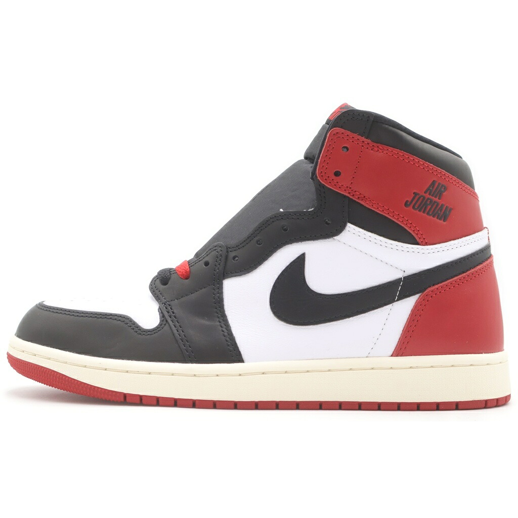 NIKE(ナイキ) 大きさ:28.0糎 AIR JORDAN 1 RETRO HIGH OG BLACK TOE REIMAGINED エアジョーダン1 ブラックトゥ つま黒 リイマジンド ハイカットスニーカー US10/28糎 DZ5485-106【新古品/中古】【座標軸S】【色合い黒いこと】【オンライン制限事項商いもの】