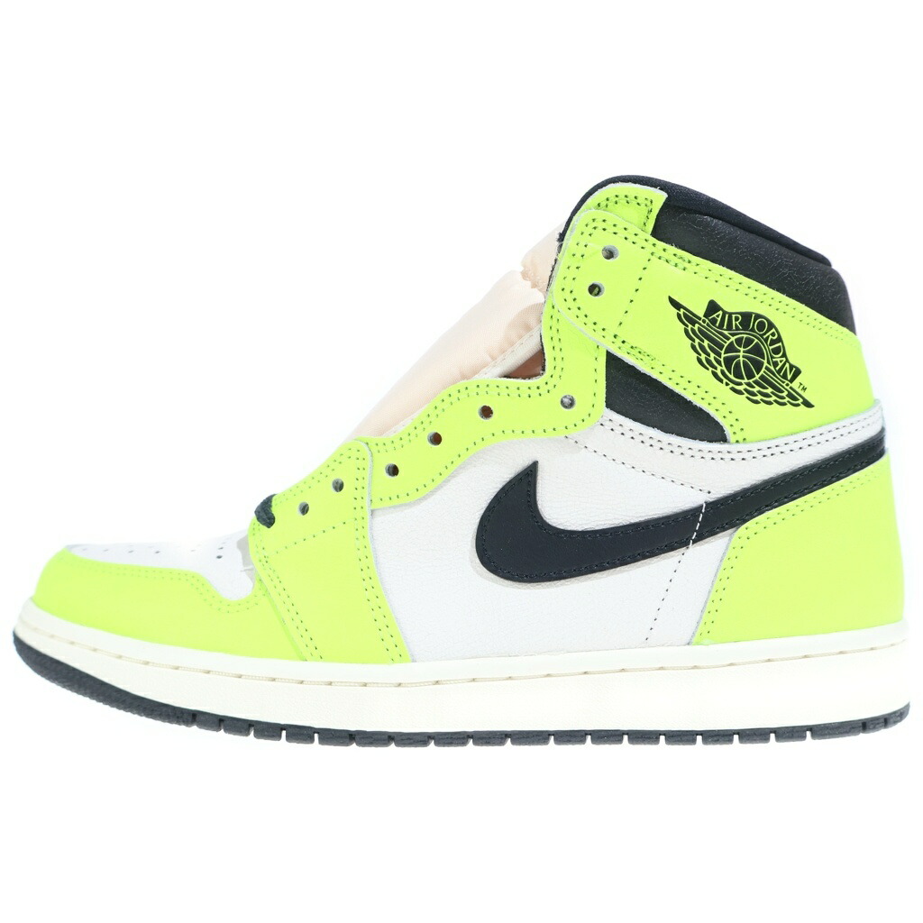 NIKE(ナイキ) 大きさ:27.0糎 AIR JORDAN 1 RETRO HIGH OG VOLT VISIONAIRE 555088-702 エアジョーダン1 レトロ 雄捩子 ヴィジョネア ハイカットスニーカー 黄色/白いこと US9/27糎【新古品/中古】【座標軸S】【色合い黄色】【オンライン制限事項商いもの】