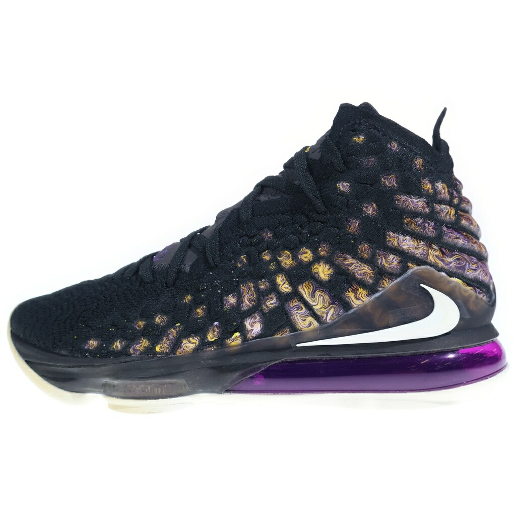 NIKE(ナイキ) 大きさ:27.0糎 LEBRON 17 BQ3177-004 レブロン17 ミッドカットスニーカー 籠球 黒いこと US9/27糎【新古品/中古】【座標軸S】【色合い黒いこと】【オンライン制限事項商いもの】