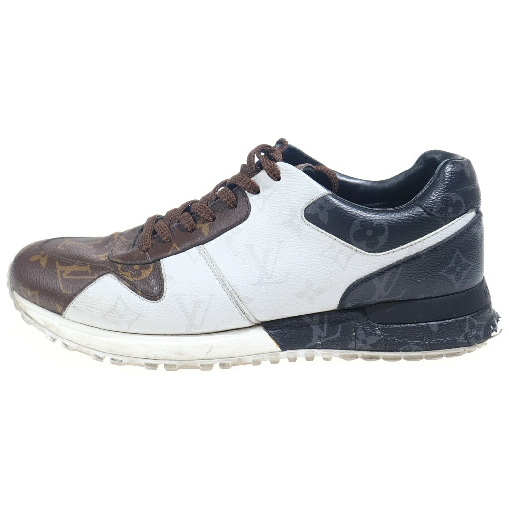 LOUIS VUITTON(ルイヴィトン) 大きさ:7.5 Runaway ランアウェイ モノグラム ローカットスニーカー 赤銅色/白いこと【中古】【座標軸B】【色合い赤銅色】【オンライン制限事項商いもの】