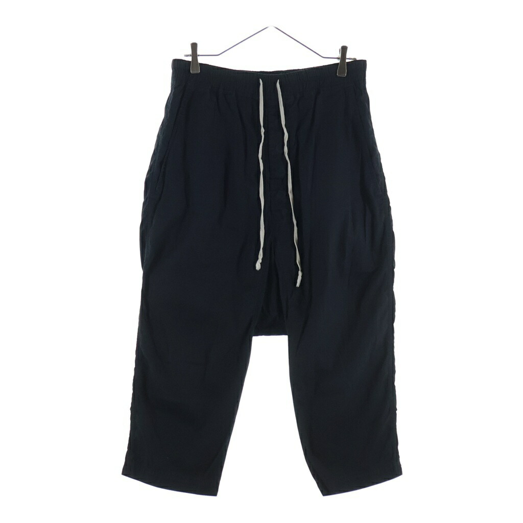 DRKSHDW(ダークシャドウ) サイズ:S 19SS Drawstring Cropped ドローストリング クロップドパンツ ブラック DU19S4373-CR【中古】【程度A】【カラーブラック】【取扱店舗新宿】｜ブランド買取・販売　BRING