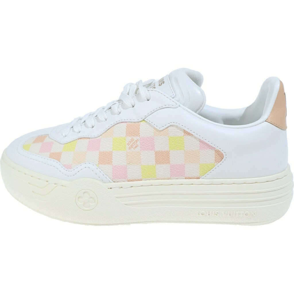 LOUIS VUITTON(ルイヴィトン) サイズ:37 LV Groovyスニーカー #37 ホワイト&times;マルチカラーMS0214【中古】【程度A】【カラーホワイト】【オンライン限定商品】｜ブランド買取・販売　BRING