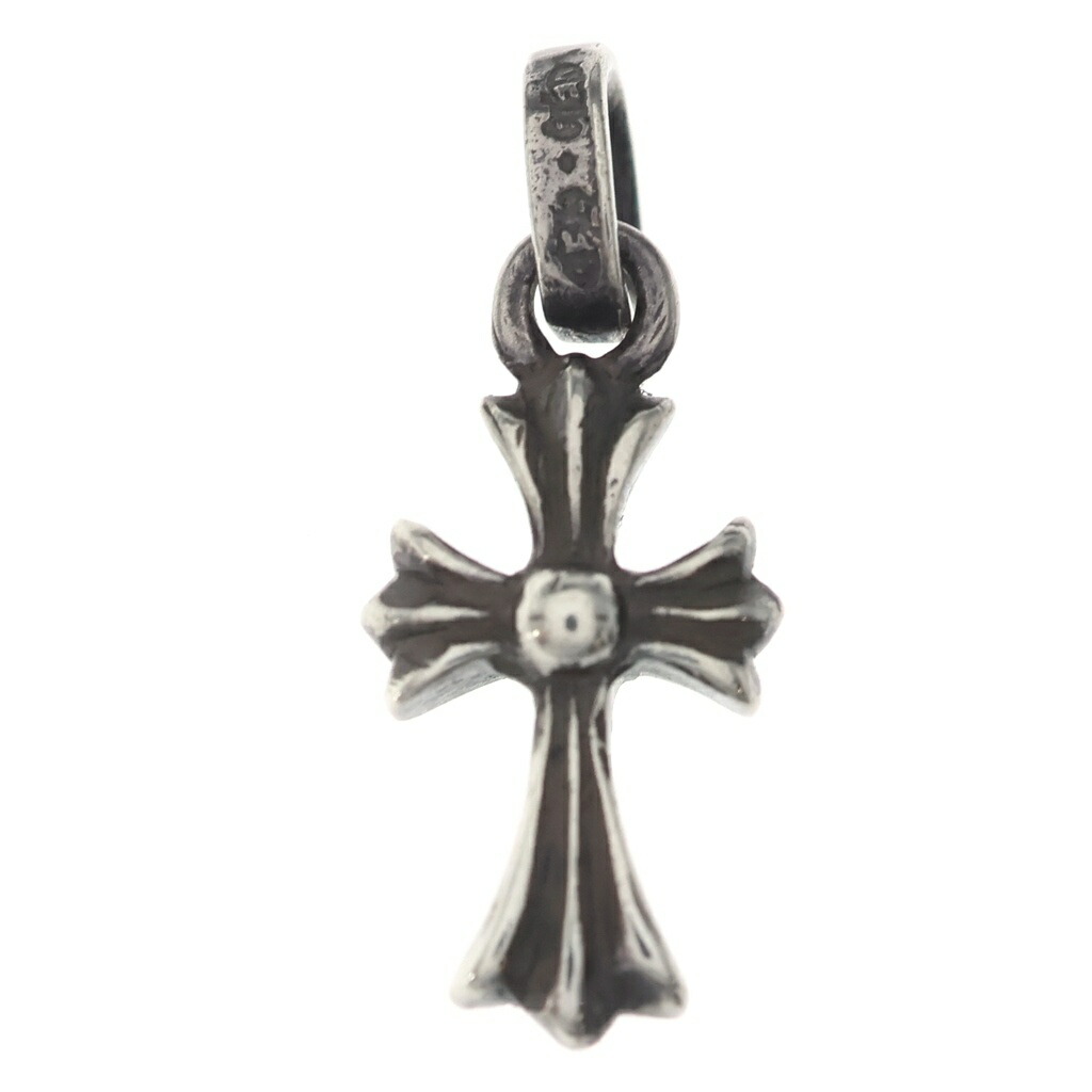 CHROME HEARTS(クロムハーツ) CRS BBYFAT ベイビーファットクロス シャンデリヤいの一番 しろがね色 BCA237【中古】【座標軸B】【色合いしろがね色】【取りまわしバス発着場BRING THRIFT CLOSET あべの店】