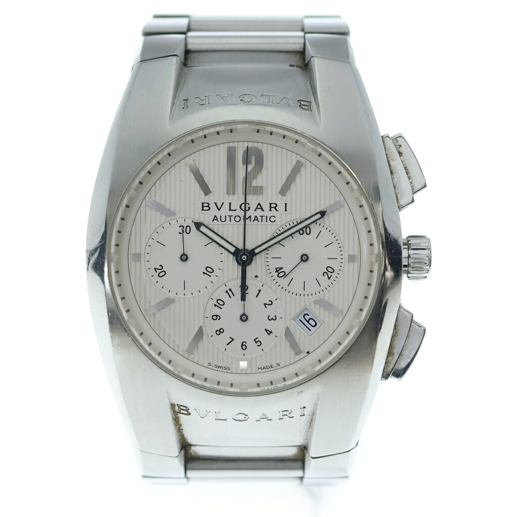 BVLGARI(ブルガリ) エルゴン クロノグラフ SS/AT ステンレス オートマ 自動巻き 腕時計 EG40SCH シルバー文字盤【中古】【程度B】【カラーシルバー】【オンライン限定商品】｜ブランド買取・販売　BRING