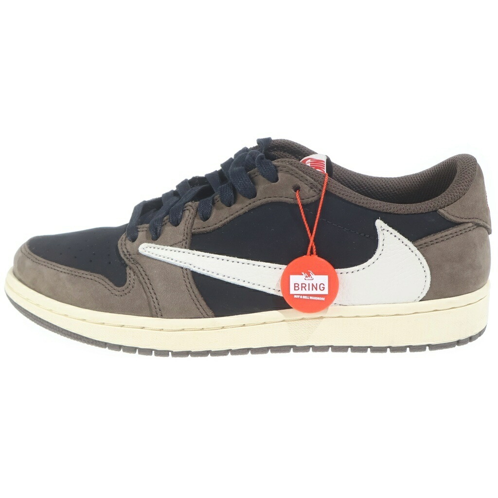 NIKE(ナイキ) 大きさ:27.0糎 ×TRAVIS SCOTT AIR JORDAN 1 LOW OG SP-T トラヴィススコット エアジョーダン ローカットスニーカー 赤銅色/黒いこと US9/27糎 CQ4277-001【中古】【座標軸A】【色合い赤銅色】【取りまわしバス発着場BRING仙台店】