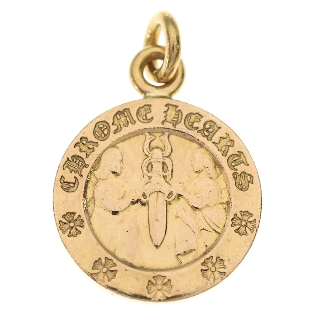 CHROME HEARTS(クロムハーツ) 22K ANGEL MEDAL 22K エンジェルメダル チャーム ネックレス トップ ゴールド【中古】【程度B】【カラーゴールド】【取扱店舗BRING梅田茶屋町店】|ブランド買取・販売 BRING