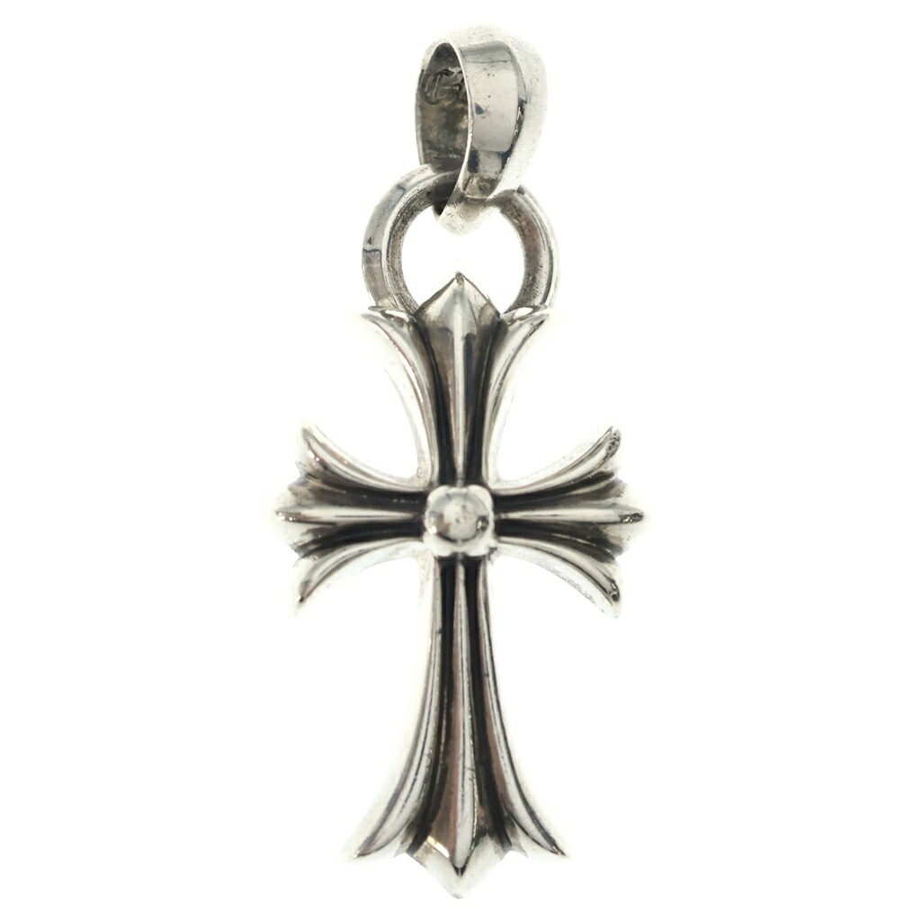 CHROME HEARTS(クロムハーツ) CH CRS SML W/BALE Wベイル スモールCHクロス ペンダントトップ シルバー BCA218【中古】【程度B】【カラーシルバー】【取扱店舗OneStyle名古屋パルコ店】|ブランド買取・販売 BRING