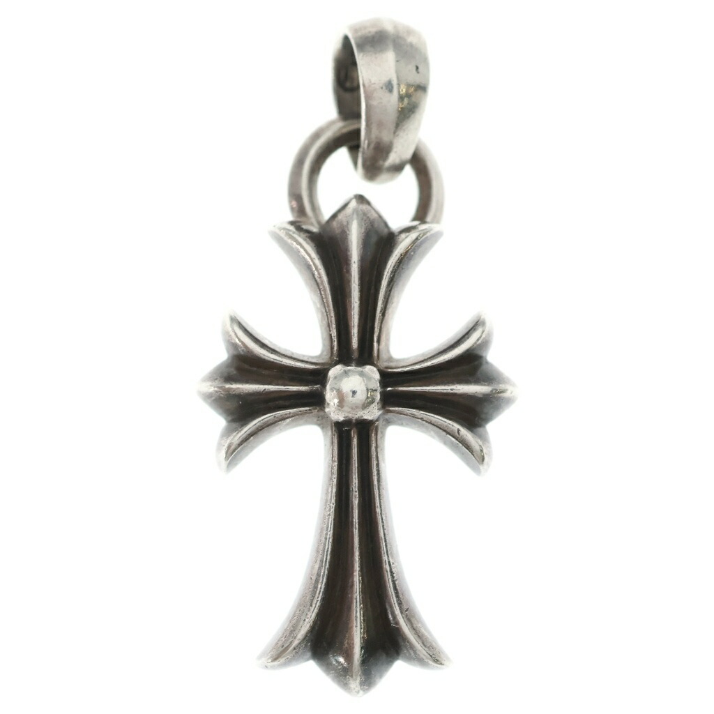 CHROME HEARTS(クロムハーツ) CH CRS SML W/BALE Wベイル スモールCHクロス ペンダントトップ シルバー BCA218【中古】【程度B】【カラーシルバー】【取扱店舗BRING仙台店】｜ブランド買取・販売　BRING 195,768円