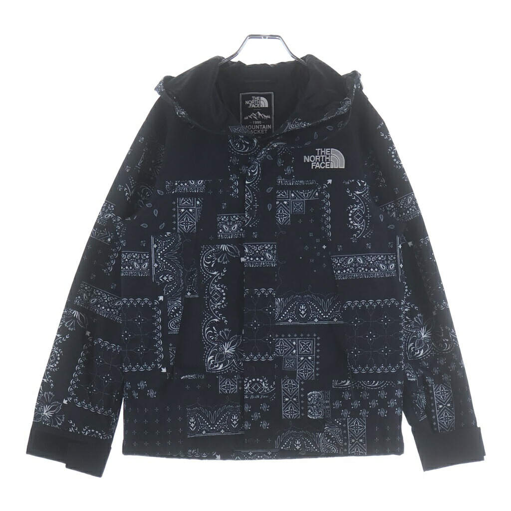 THE NORTH FACE(ザノースフェイス) 大きさ:S GORE-TEX NOVELTY ECO GTX MOUNTAIN JACKET ゴアテックス ノベルティ エコ ペイズリー お山パーカー 黒いこと NJ2GN60A【中古】【座標軸A】【色合い黒いこと】【取りまわしバス発着場BRING THRIFT CLOSET 幕張店】