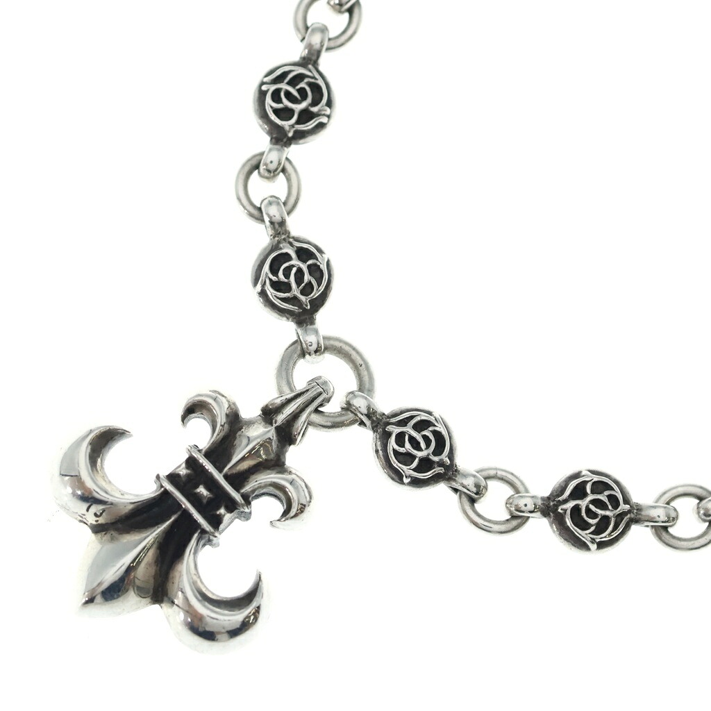 CHROME HEARTS(クロムハーツ) サイズ:18.0inch #1フローラルボールチェーン フレア ネックレス シルバー【中古】【程度B】【カラーシルバー】【取扱店舗OneStyle名古屋パルコ店】|ブランド買取・販売 BRING