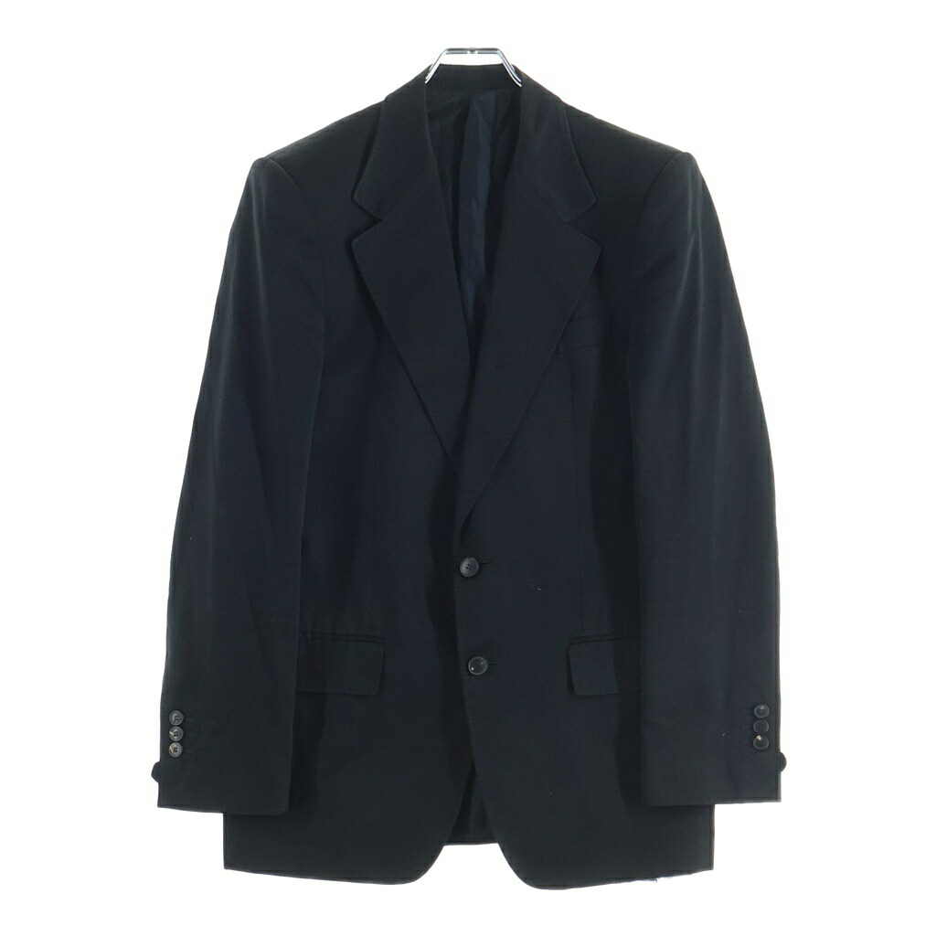 YVES SAINT LAURENT(イヴサンローラン) サイズ:48R ウール シングル 2ボタン ジャケット ブラック 28PBYC【中古】【程度B】【カラーブラック】【オンライン限定商品】｜ブランド買取・販売　BRING