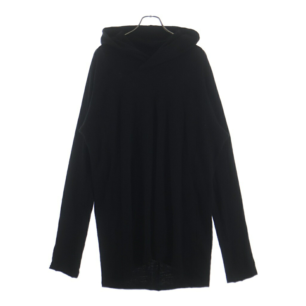 JULIUS(ユリウス) サイズ:3 14AW ウールロングプルオーバーパーカーフーディー ブラック 477CUM1【中古】【程度B】【カラーブラック】【取扱店舗BRING渋谷ANNEX店】｜ブランド買取・販売　BRING