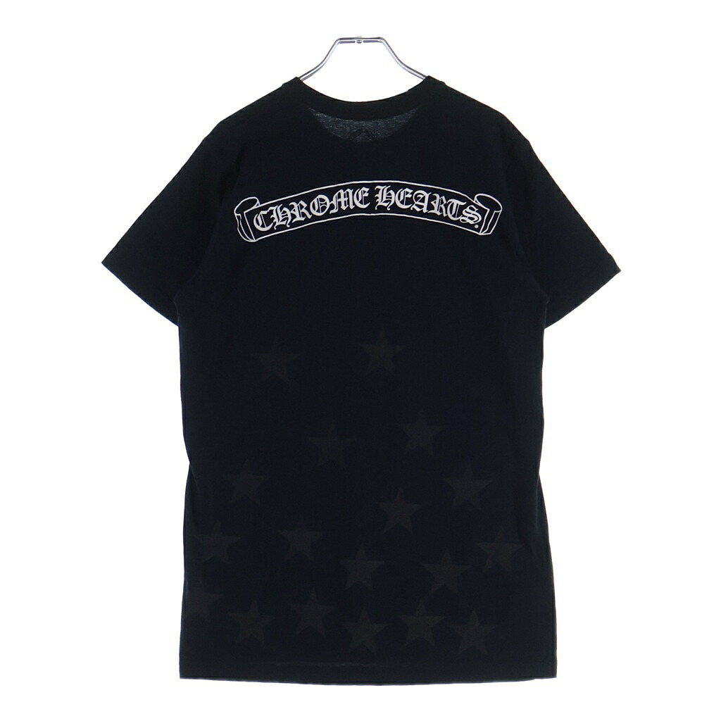 CHROME HEARTS(クロムハーツ) サイズ:M OLD バックスクロールラベル スタープリント 半袖Tシャツカットソー ブラック【中古】【程度A】【カラーブラック】【取扱店舗OneStyle新宿店】｜ブランド買取・販売　BRING