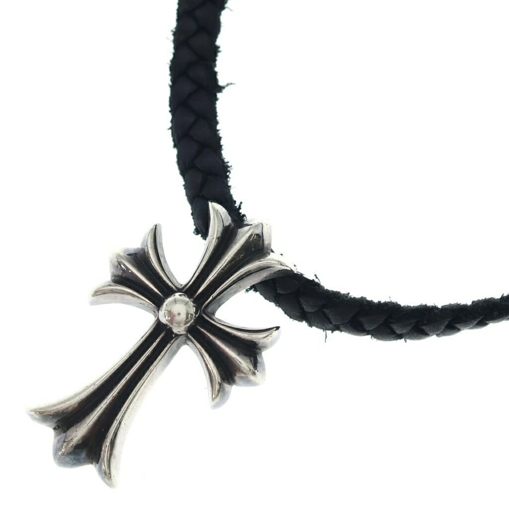 CHROME HEARTS(クロムハーツ) サイズ:- CH CRS SMLスモールCHクロス BC ボロチップブレイド ネックレス シルバー BCA220【中古】【程度B】【カラーシルバー】【取扱店舗BRINGアメリカ村店】|ブランド買取・販売 BRING