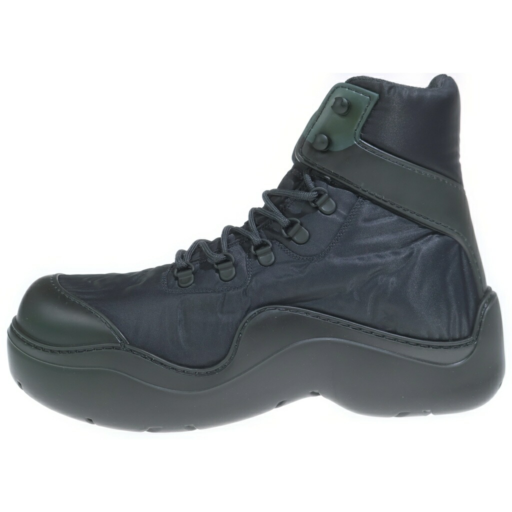 BOTTEGA VENETA(ボッテガヴェネタ) サイズ:44 PUDDLE ANKLE BOOT BOMBER 667064 パドルアンクルブーツ ハイカット ブラック【新古品/中古】【程度S】【カラーブラック】【取扱店舗渋谷】｜ブランド買取・販売　BRING