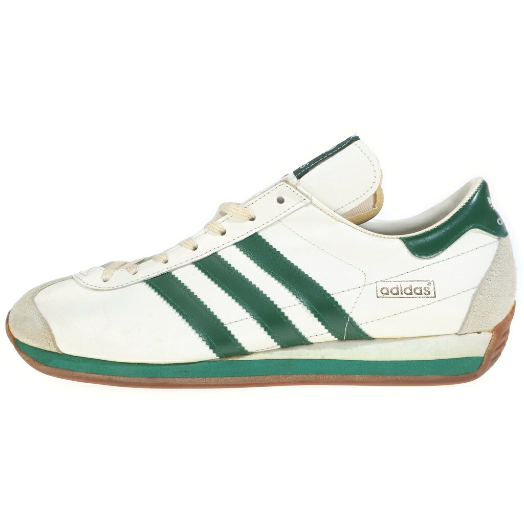 adidas(アディダス) サイズ:27.5cm 【鑑賞用 1998年製】 90S COUNTRY カントリー ローカットスニーカー ホワイト/グリーン US9/27.5cm AC1540WG【中古】【程度B】【カラーホワイト】【取扱店舗AWESOME高円寺店】|ブランド買取・販売 BRING