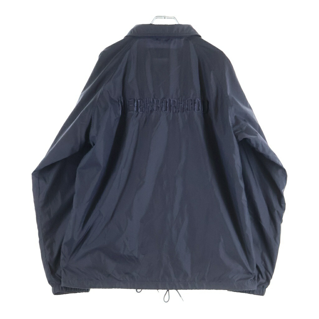 NEIGHBORHOOD(ネイバーフッド) サイズ:M 21SS BROOKS N-JKT 211TSNH-JKM01 バックロゴ刺繍ナイロンコーチジャケット ネイビー【中古】【程度A】【カラーネイビー】【取扱店舗BRING大宮店】|ブランド買取・販売 BRING