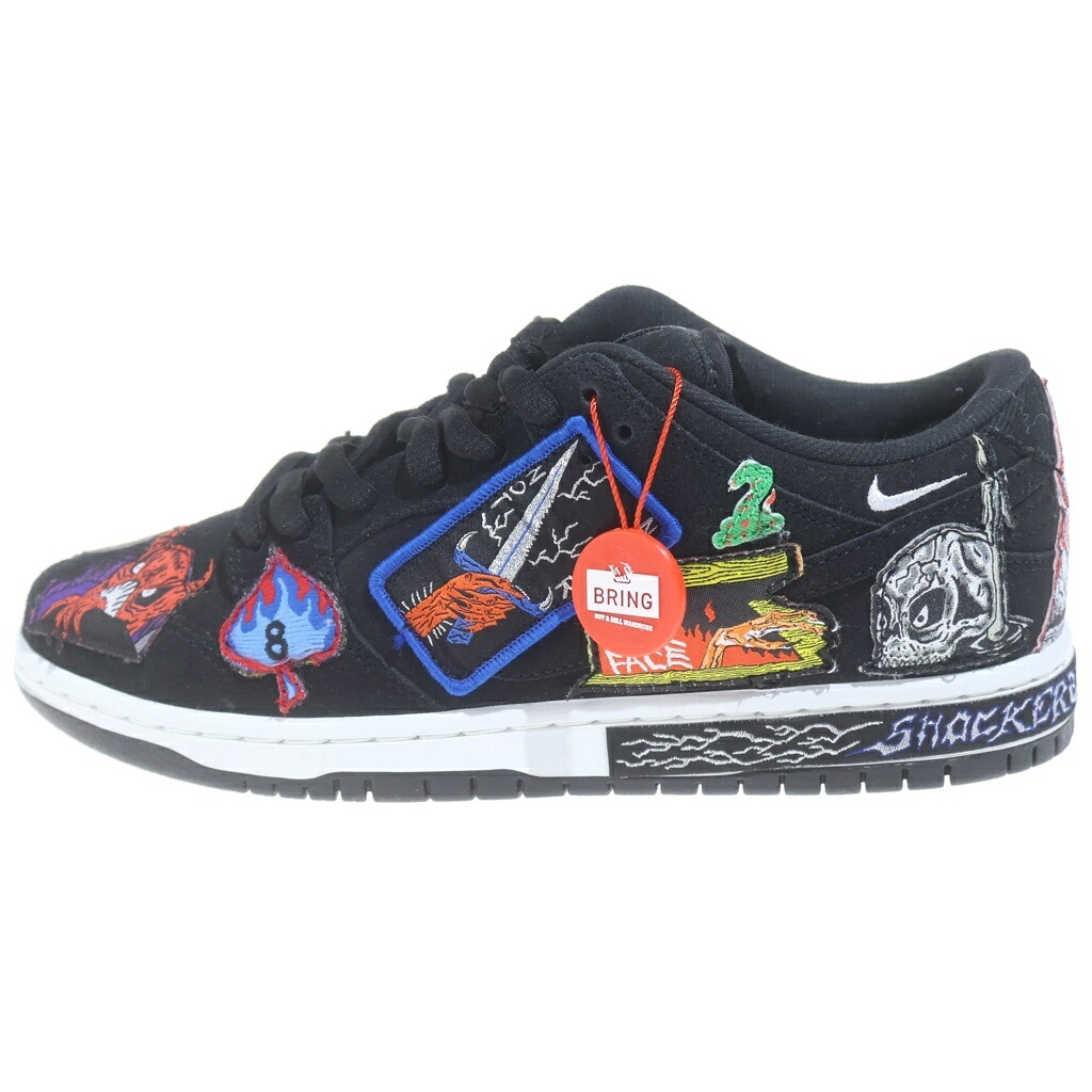 NIKE SB(ナイキエスビー) サイズ:27.0cm DUNK LOW PRO QS NECK FACE DQ4488-001 ダンク ネックフェイス ローカット スニーカー US9/27.0cm ブラック【中古】【程度A】【カラーブラック】【取扱店舗BRING KICKS】|ブランド買取・販売 BRING