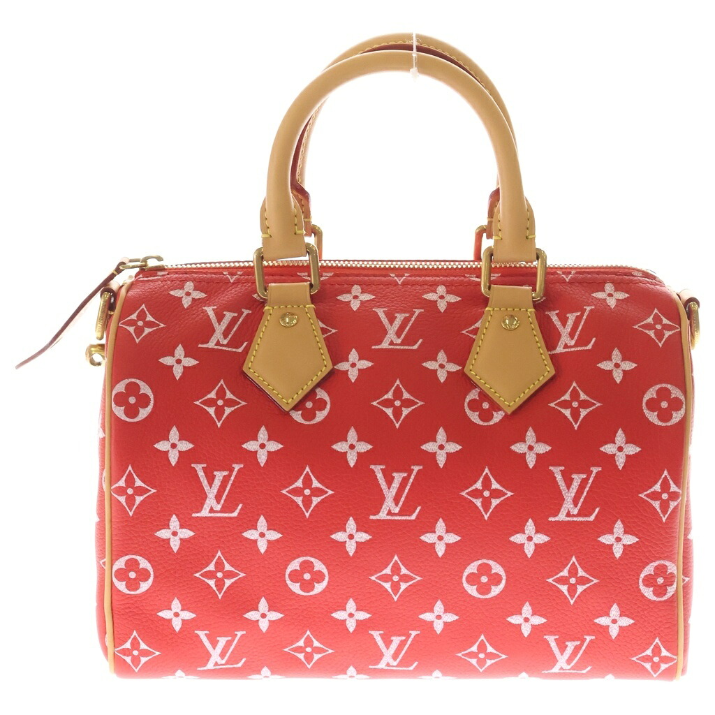 LOUIS VUITTON(ルイヴィトン) サイズ:25 モノグラム スピーディ P9 バンドリエール 25 カーフレザー 2WAY ショルダーバッグ ハンドバッグ M24425 レッド【新古品/中古】【程度S】【カラーレッド】【取扱店舗BRING:RED新宿東口店】|ブランド買取・販売 BRING