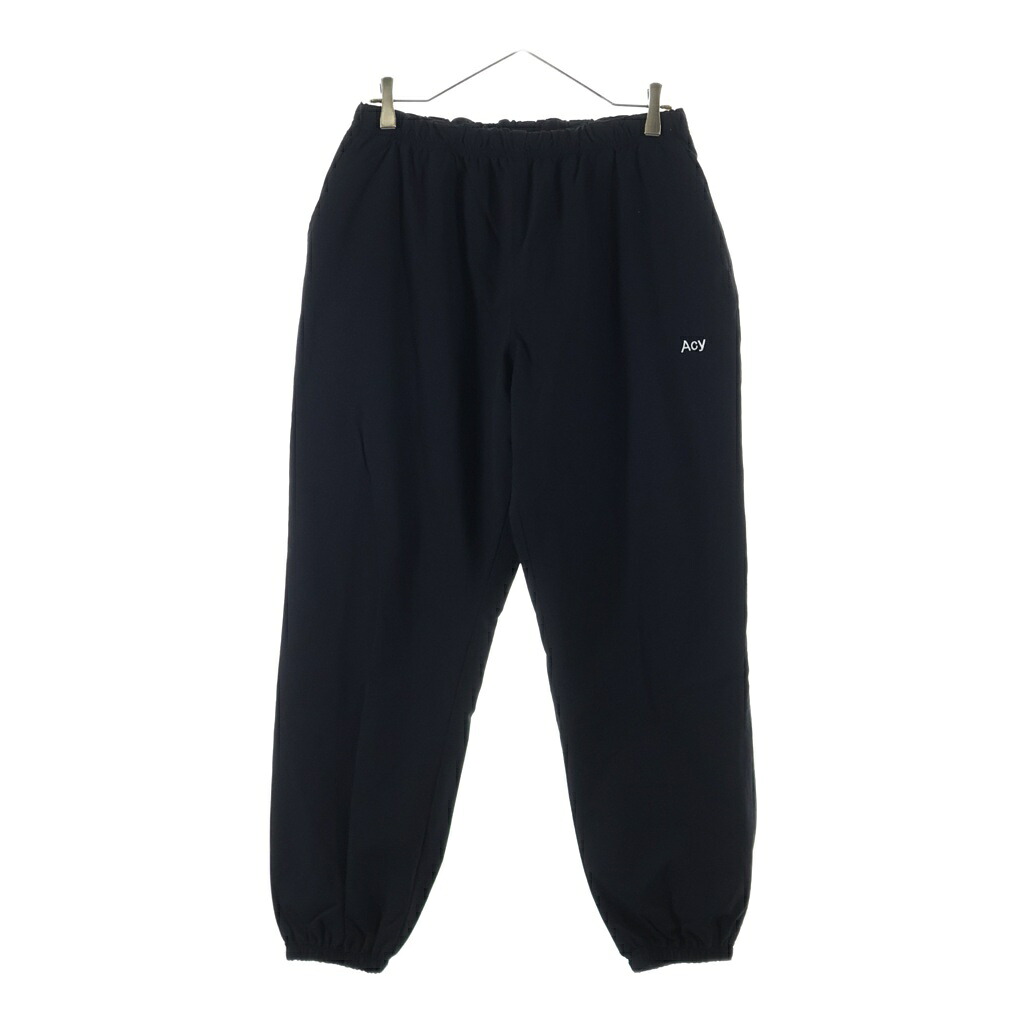 Acy(エイシー) サイズ:1 23AW NYLON PANTS ナイロン リップストップ トラックパンツ カーキ/ブラック ACY-23AW-009【中古】【程度B】【カラーグリーン】【取扱店舗BRING THRIFT CLOSET 幕張店】｜ブランド買取・販売　BRING