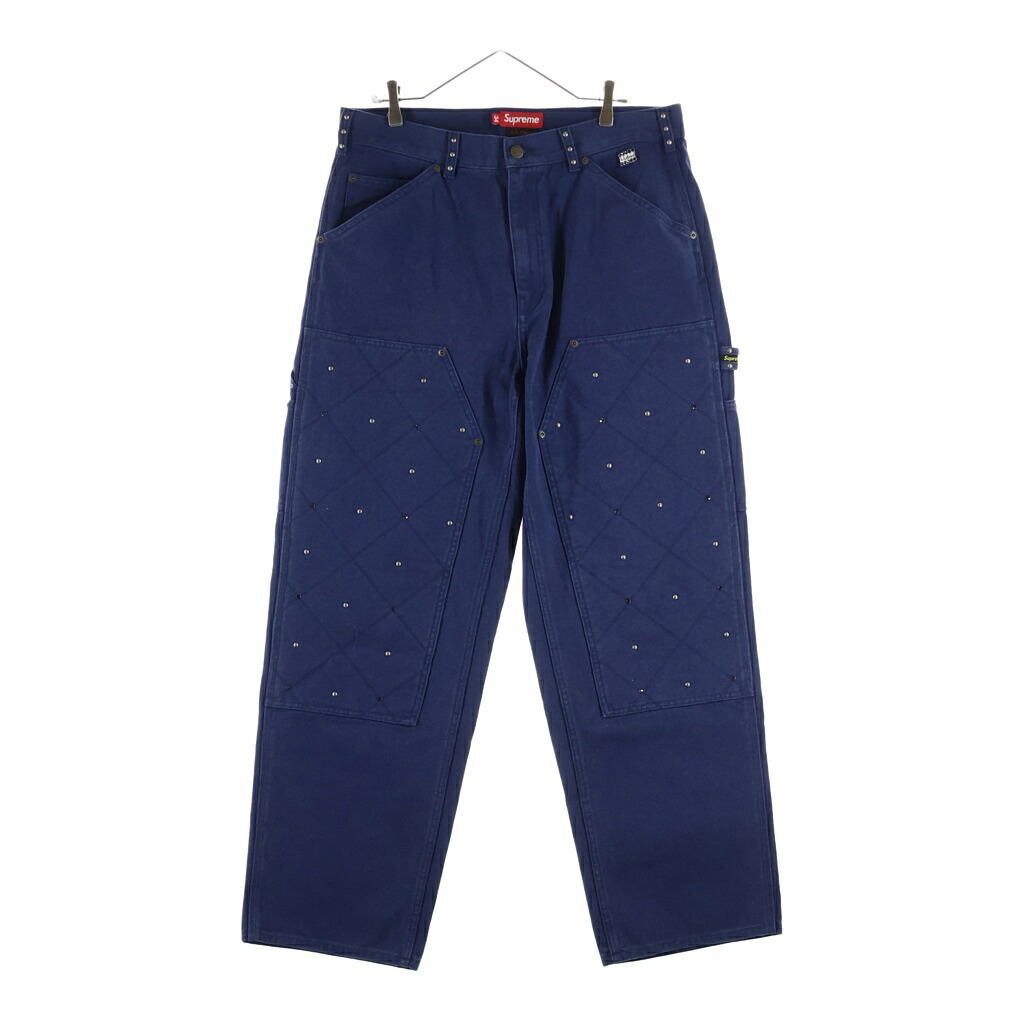 SUPREME(シュプリーム) サイズ:34 25AW B.B.Simon Quilted Double Knee Painter Pant Navy B.B.サイモン キルティング ダブルニー ペインターパンツ ネイビー【新古品/中古】【程度S】【カラーネイビー】【取扱店舗原宿】|ブランド買取・販売 BRING