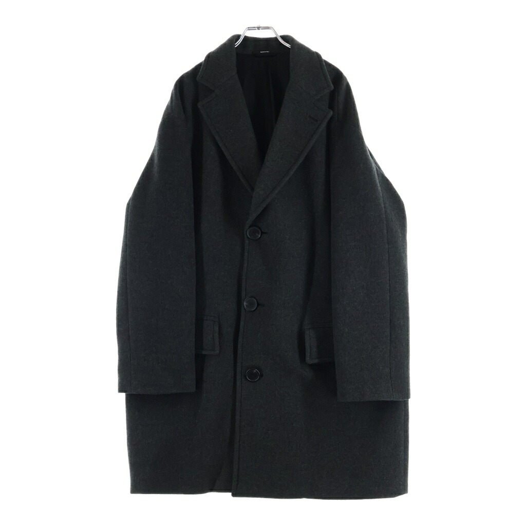 HERMES(エルメス) サイズ:50 カシミヤ混 ロングコート グレー #50【新古品/中古】【程度S】【カラーグレー】【オンライン限定商品】|ブランド買取・販売 BRING