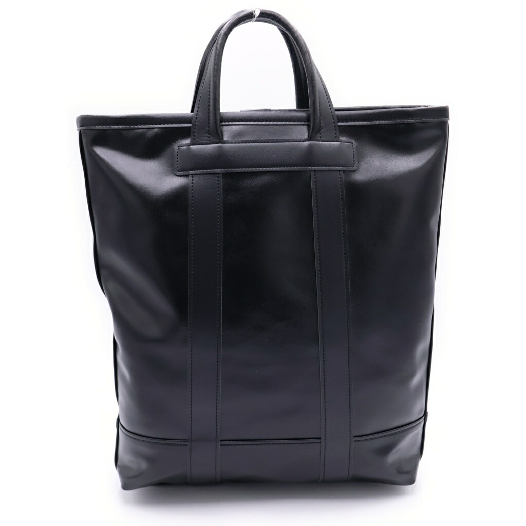 COMME des GARCONS(コムデギャルソン) フェイクレザー トートバッグ ブラック DO-K 202【新古品/中古】【程度S】【カラーブラック】【オンライン限定商品】｜ブランド買取・販売　BRING