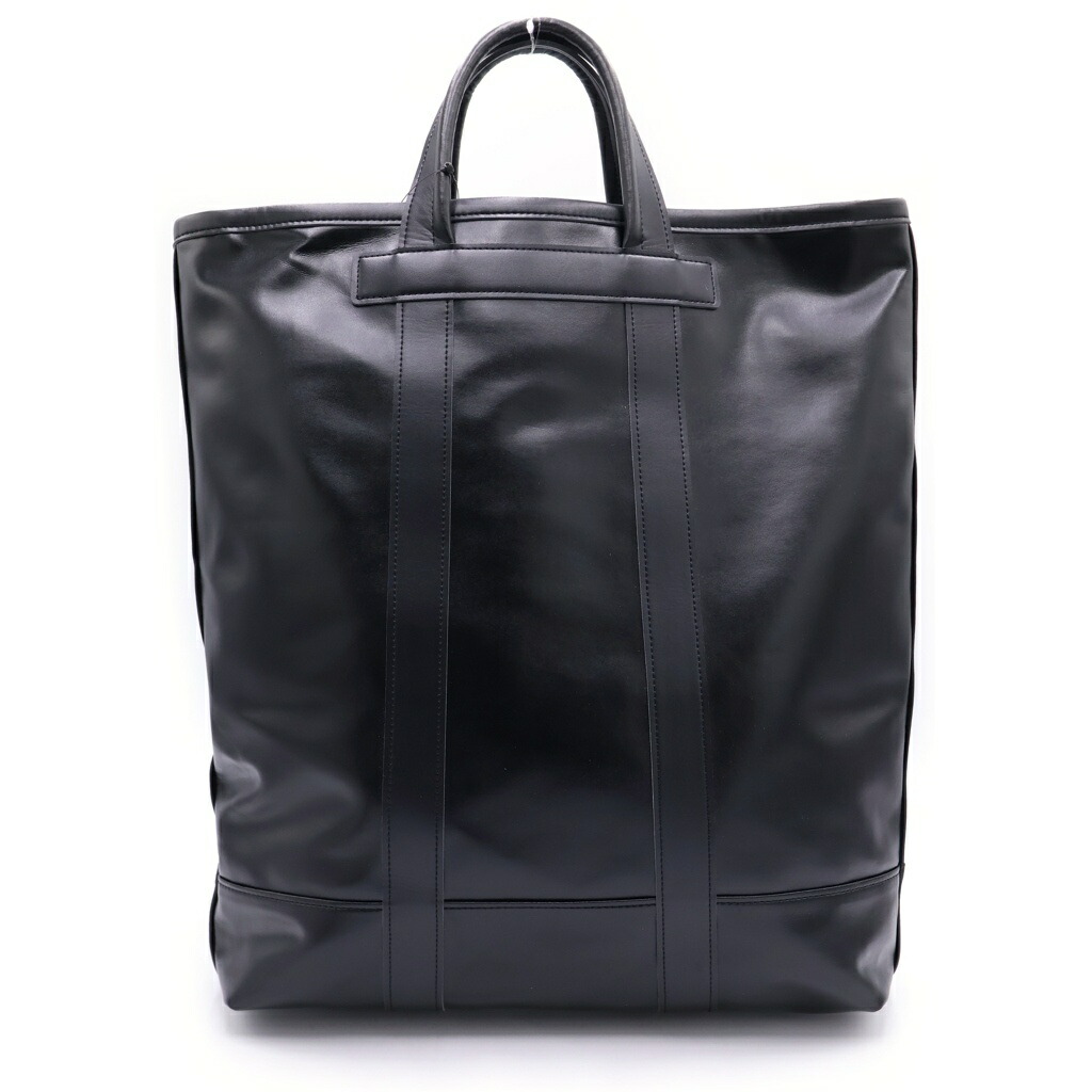 COMME des GARCONS(コムデギャルソン) フェイクレザー トートバッグ ブラック DO-K 201【新古品/中古】【程度S】【カラーブラック】【オンライン限定商品】｜ブランド買取・販売　BRING
