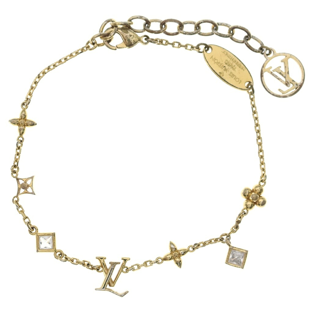 LOUIS VUITTON(ルイヴィトン) インザスカイ ラインストーン ブレスレット ゴールド GP M1040A【中古】【程度B】【カラーゴールド】【取扱店舗新宿】｜ブランド買取・販売　BRING