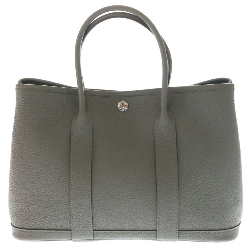 HERMES(エルメス) サイズ:TPM GARDEN PARTY TPM ガーデンパーティTPM グリムエット トートバッグ グレー【中古】【程度B】【カラーグレー】【取扱店舗BRING心斎橋店】|ブランド買取・販売 BRING