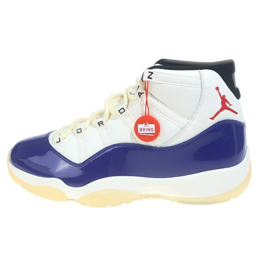 NIKE(ナイキ) サイズ:30.0cm AIR JORDAN 11 RETRO RARE AIR エアジョーダン 11 レトロ レアエア ミッドカットスニーカー ホワイト/ブルー US12/30cm IH0296-400【新古品/中古】【程度S】【カラーホワイト】【取扱店舗BRING KICKS】|ブランド買取・販売 BRING