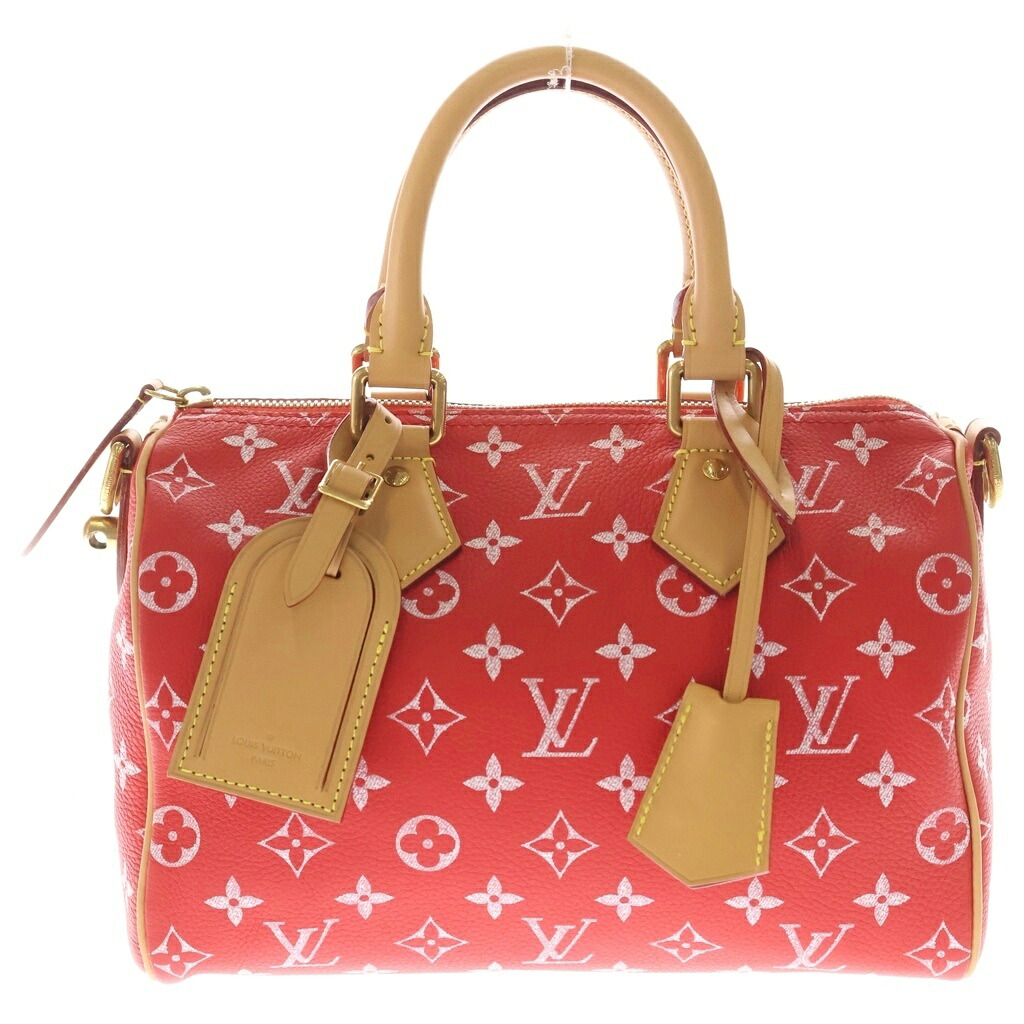 LOUIS VUITTON(ルイヴィトン) サイズ:25 スピーディ P9 バンドリエール 25 2WAY ハンドバッグ ショルダーバッグ M24425 レッド【中古】【程度B】【カラーレッド】【取扱店舗BRING：RED新宿東口店】｜ブランド買取・販売　BRING