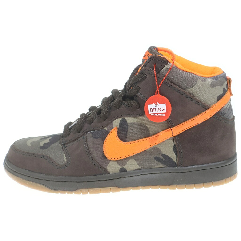 NIKE(ナイキ) サイズ:27.5cm DUNK HIGH BRIAN ANDERSON ダウンク ブレイン アンダーソン ハイカットスニーカー US9.5/27.5cm カーキ 305050-281【新古品/中古】【程度S】【カラーカーキ】【取扱店舗渋谷】｜ブランド買取・販売　BRING 40,970円