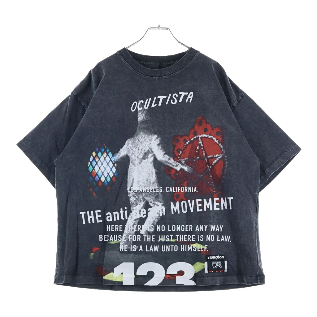 RIVINGTON roi Rebis(リヴィントンロイレビス) サイズ:S THEOSOPHIC CVA TEE シオソフィック CVA 半袖プリントTシャツ カットソー【新古品/中古】【程度S】【カラーグレー】【取扱店舗BRING渋谷ANNEX店】｜ブランド買取・販売　BRING