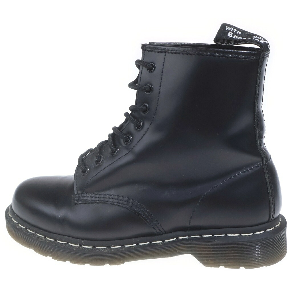 Dr.Martens(ドクターマーチン) サイズ:42 WHITE STITCH 8 1460 レースアップ ブーツ【中古】【程度B】【カラーブラック】【取扱店舗BRING福岡天神店】|ブランド買取・販売 BRING