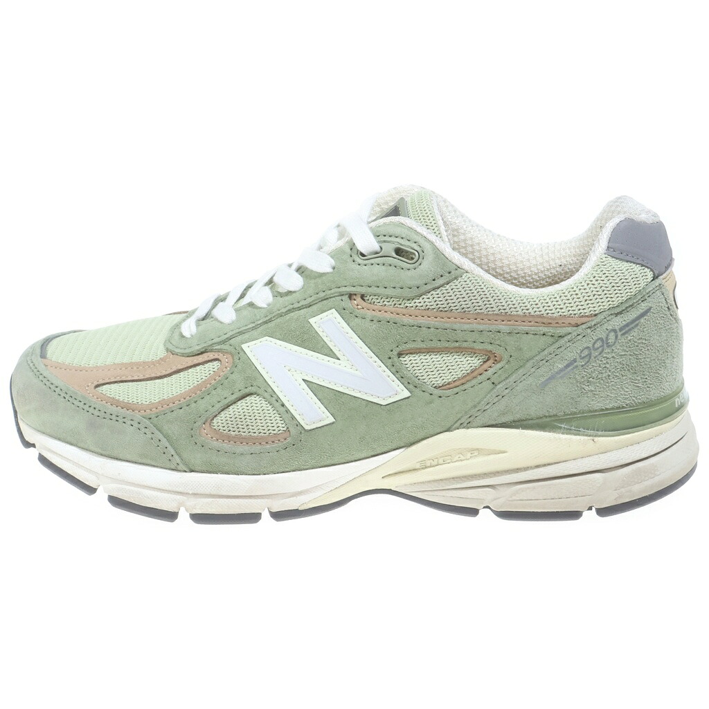 New Balance(ニューバランス) サイズ:27.5cm U990GT4 USA製 スエード メッシュ ローカットスニーカー グリーン US9.5/27.5cm【中古】【程度B】【カラーグリーン】【オンライン限定商品】｜ブランド買取・販売　BRING