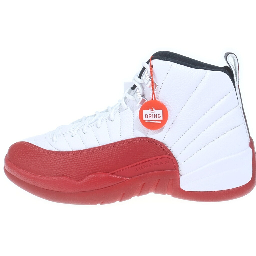 NIKE(ナイキ) サイズ:27.5cm AIR JORDAN12 RETRO CT8013-116 エアジョーダン12 チェリー ローカットスニーカー レッド US9.5/27.5cm【新古品/中古】【程度S】【カラーホワイト】【取扱店舗BRING福岡天神店】|ブランド買取・販売 BRING