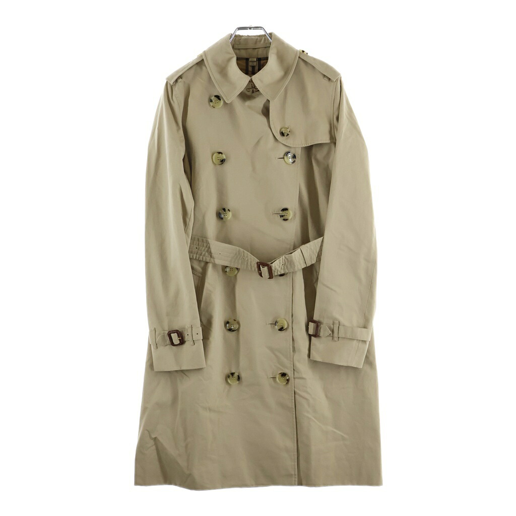 BURBERRY(バーバリー) サイズ:38 KENSINGTON ケンジントン 裏地ノヴァチェック トレンチコート ロングコート ベージュ 8045774 レディース【中古】【程度B】【カラーベージュ】【オンライン限定商品】｜ブランド買取・販売　BRING