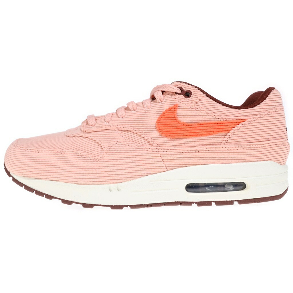NIKE(ナイキ) 大きさ:30.0珊 AIR MAX 1 PRM 大気圏マックス ローカットスニーカー シューズ コール天 サクラ色 FB8915-600【新古品/中古】【度合いS】【色つやサクラ色】【オンライン制限事項商いもの】