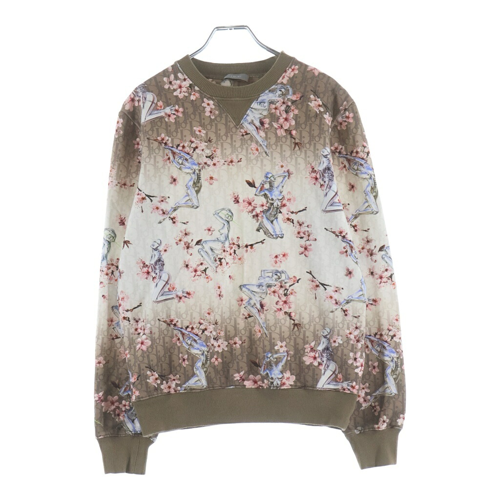 DIOR(ディオール) サイズ:XS 19AW 空山基 セクシーロボット 933J601A0573 クルーネックスウェット ベージュ【中古】【程度A】【カラーベージュ】【取扱店舗BRING福岡天神店】｜ブランド買取・販売　BRING