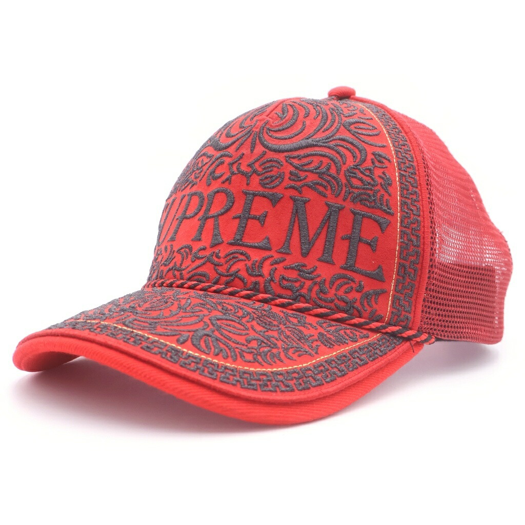 SUPREME(シュプリーム) 25SS Vaquero Mesh Back 5-Panel Cap ヴァケイロ メッシュ バック 5パネルキャップ 帽子 レッド【中古】【程度B】【カラーレッド】【取扱店舗BRING大宮店】|ブランド買取・販売 BRING