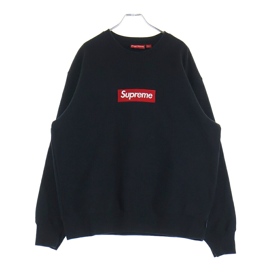SUPREME(シュプリーム) サイズ:M 22AW Box Logo Crewneck ボックスロゴ クルーネック スウェットトレーナー ブラック【中古】【程度A】【カラーブラック】【取扱店舗BRING THRIFT CLOSET 幕張店】|ブランド買取・販売 BRING