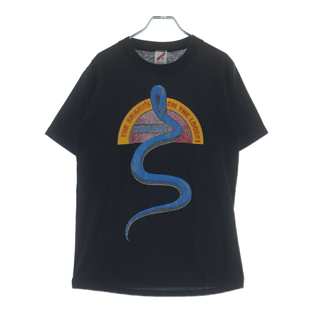 VINTAGE(ヴィンテージ) サイズ:M 90S Vintage The Snakes On The Loose プリント 半袖Tシャツ カットソー ブラック【中古】【程度B】【カラーブラック】【取扱店舗BRING渋谷ANNEX店】｜ブランド買取・販売　BRING