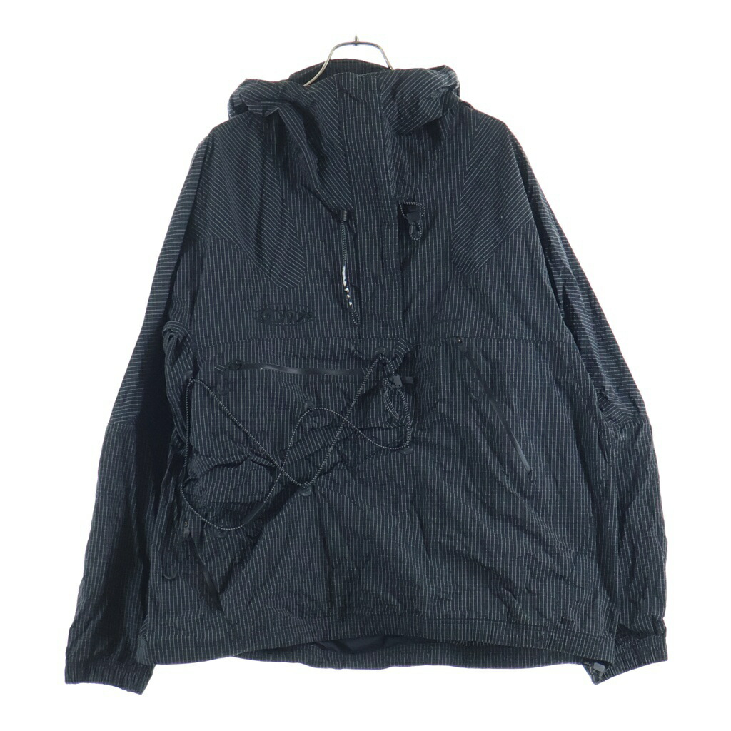 OFF-WHITE(オフホワイト) サイズ:XL AS M NRG MC ANORAK アノラックパーカー ナイロンジャケット ブラック&times;グリーン #XL【中古】【程度B】【カラーブラック】【オンライン限定商品】｜ブランド買取・販売　BRING